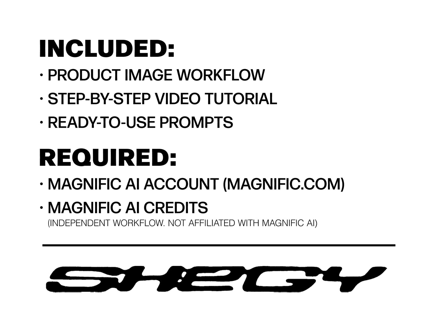 PRODUCT IMAGE WORKFLOW