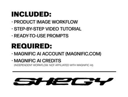 PRODUCT IMAGE WORKFLOW