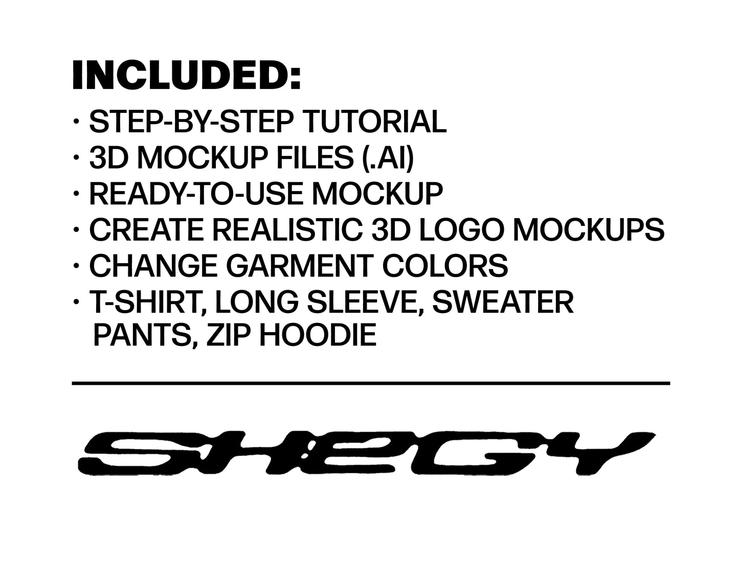 3D MOCK UP TEXTILE BUNDLE