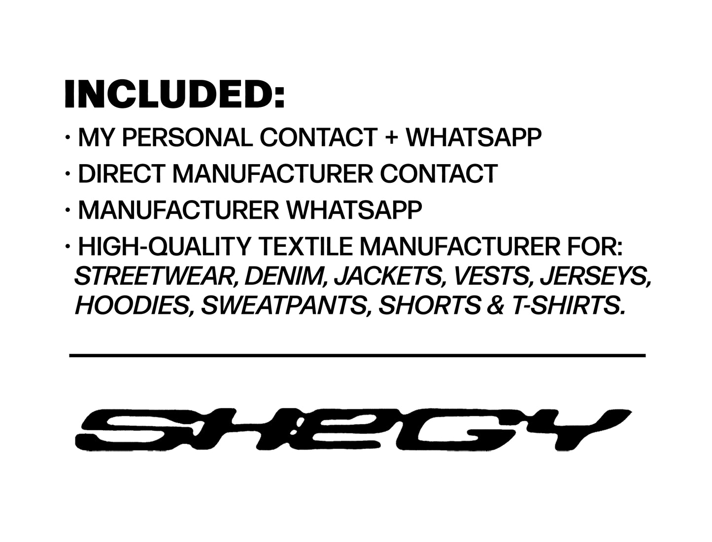 MANUFACTURER CONTACT